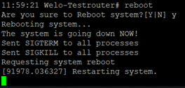 Reboot Command