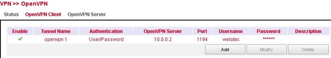 OpenVPN Client