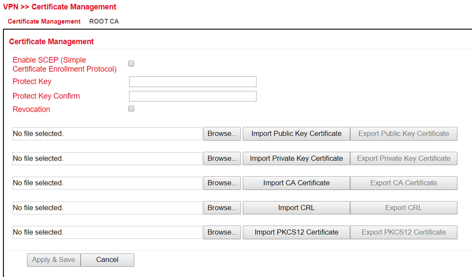 Certificate Management