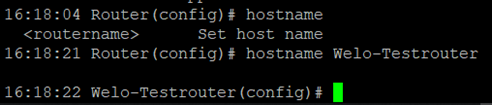 Hostname Command