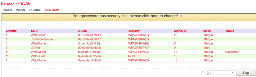 SSID Scan