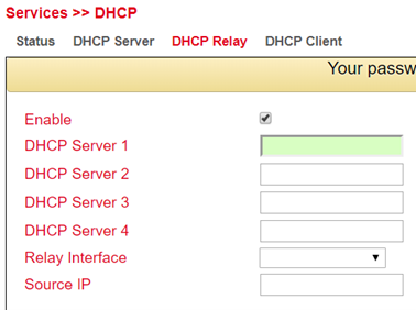 DHCP Relay