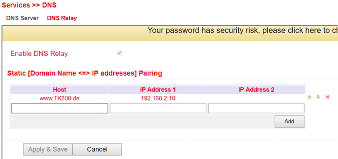 DNS Relay