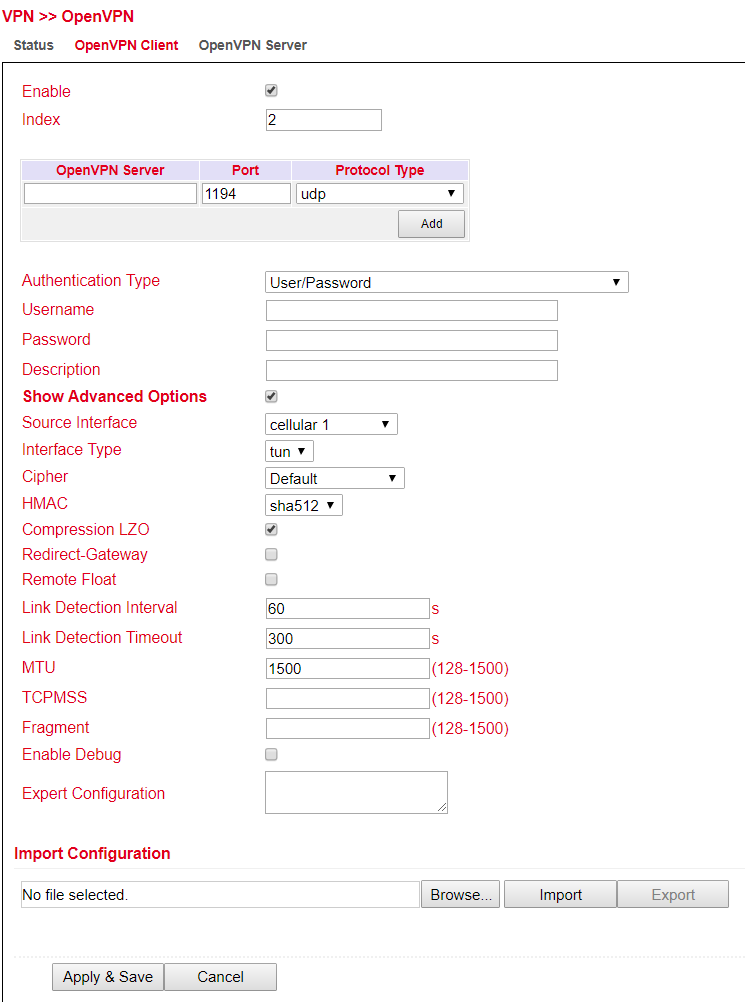 OpenVPN Client