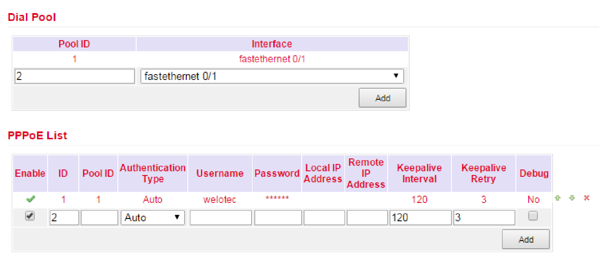 ADSL Dialup
