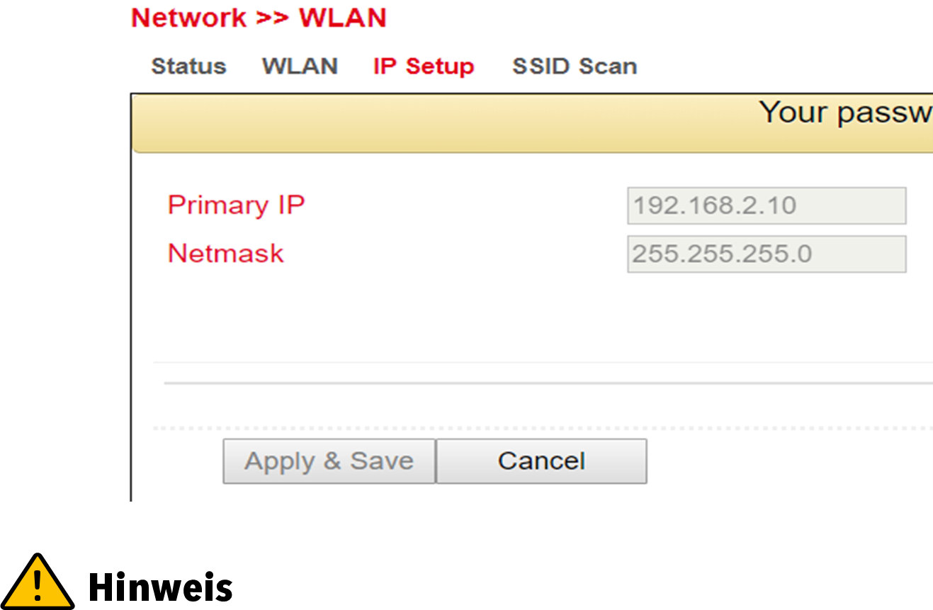IP Setup