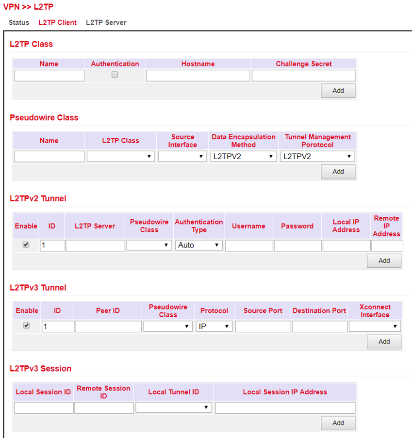 L2TP Client