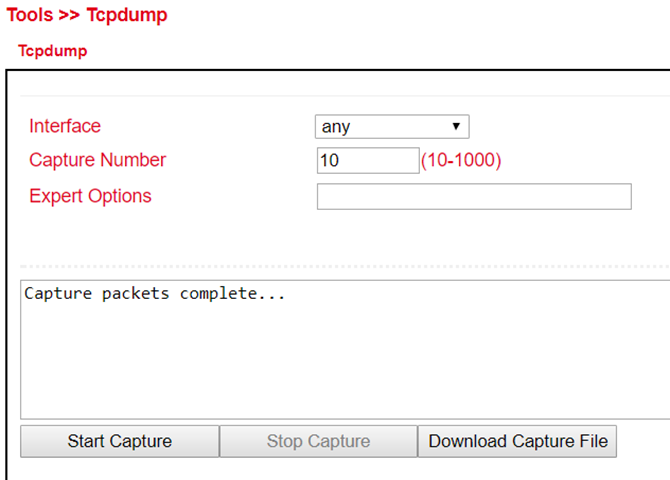 Tcpdump